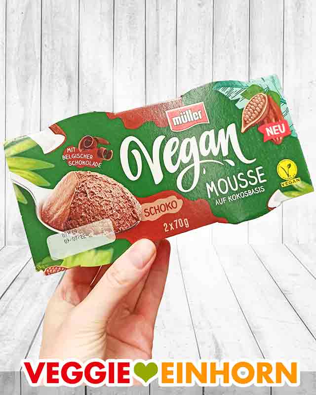 Müller Vegan Mousse Schoko auf Kokosbasis
