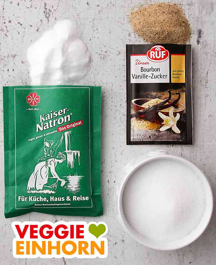 Kaiser Natron, RUF Bourbon Vanillezucker, Salz Natron, Vanillezucker und Salz
