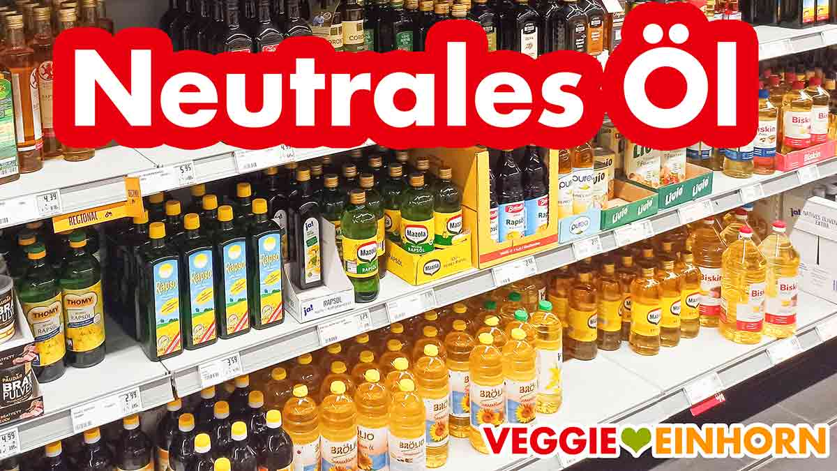 Speiseöl im Supermarkt