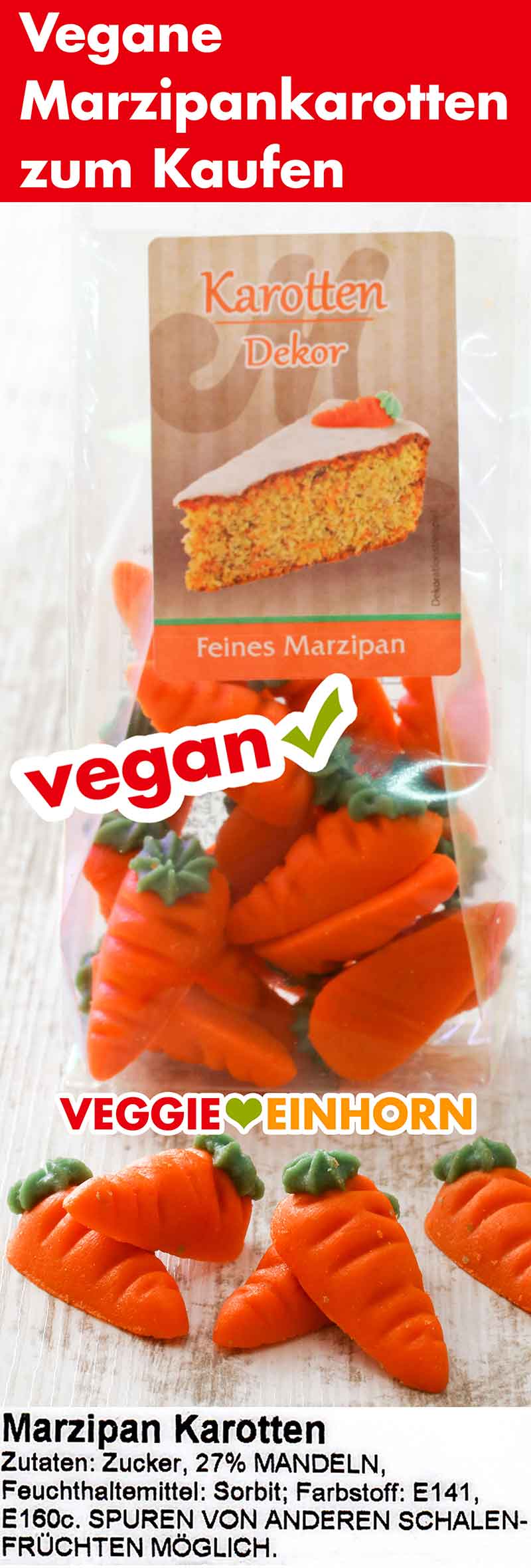 Vegane Marzipanmöhren zum Kaufen von Odenwälder Marzipan Odenwälder Marzipan Karotten