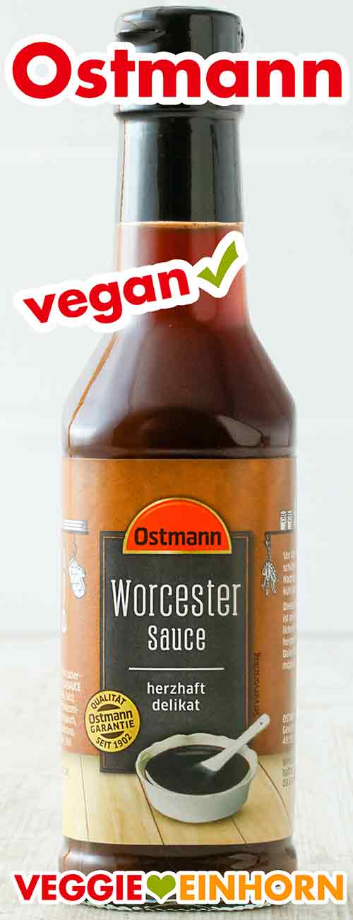 Die Worcestersauce von Ostmann ist vegan Ostmann Worcestersauce