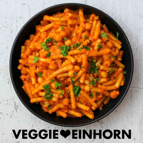 Ein Teller Pasta e Ceci