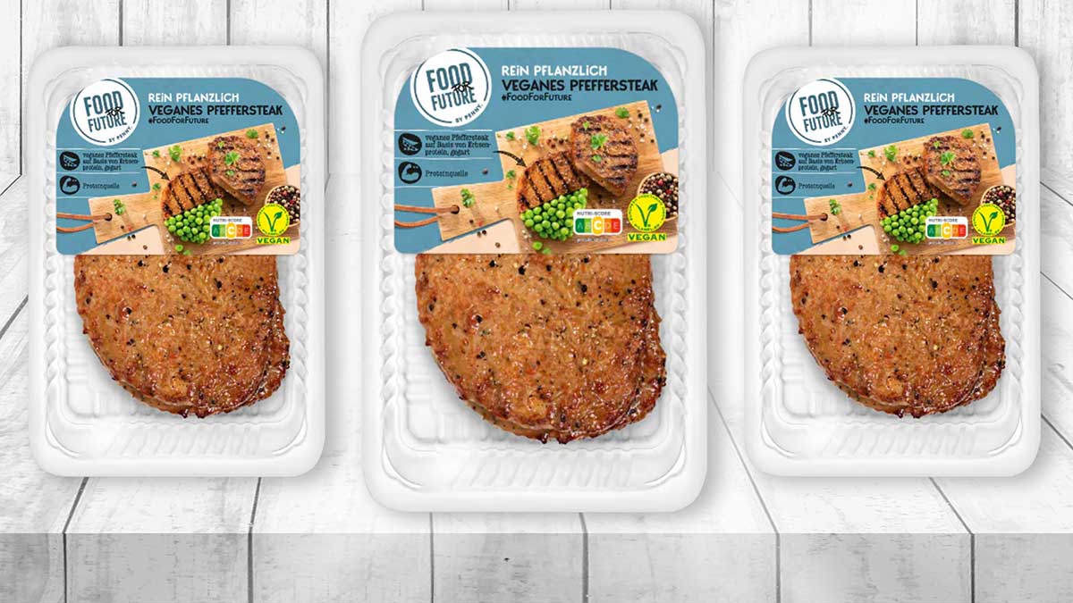 Vegane Pfeffersteaks von Penny