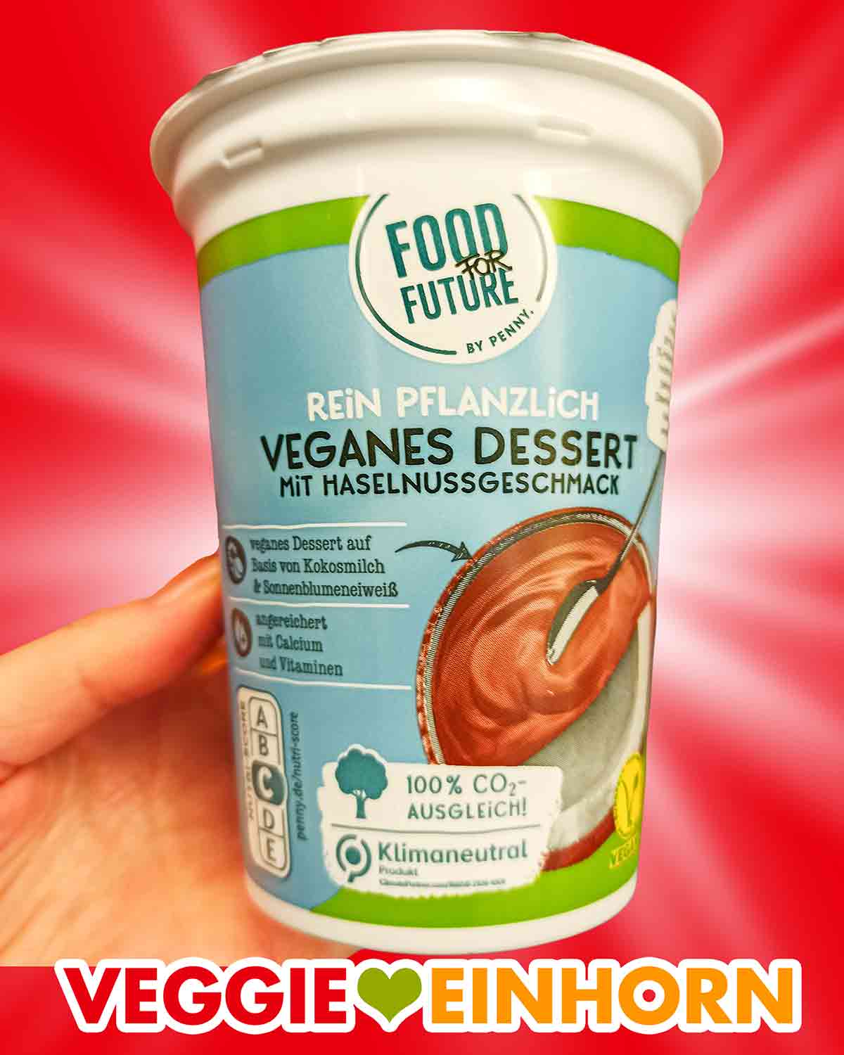 Veganes Dessert mit Hselnussgeschmack von Penny