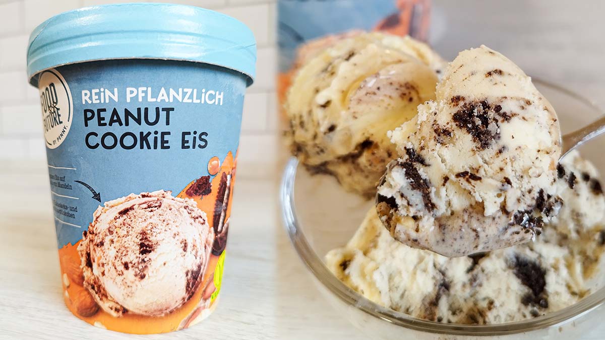 Penny Veganes Peanut Cookie Eis