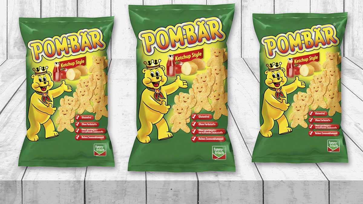 Die Pombären Ketchup Style sind vegan und glutenfrei. Pombären Ketchup