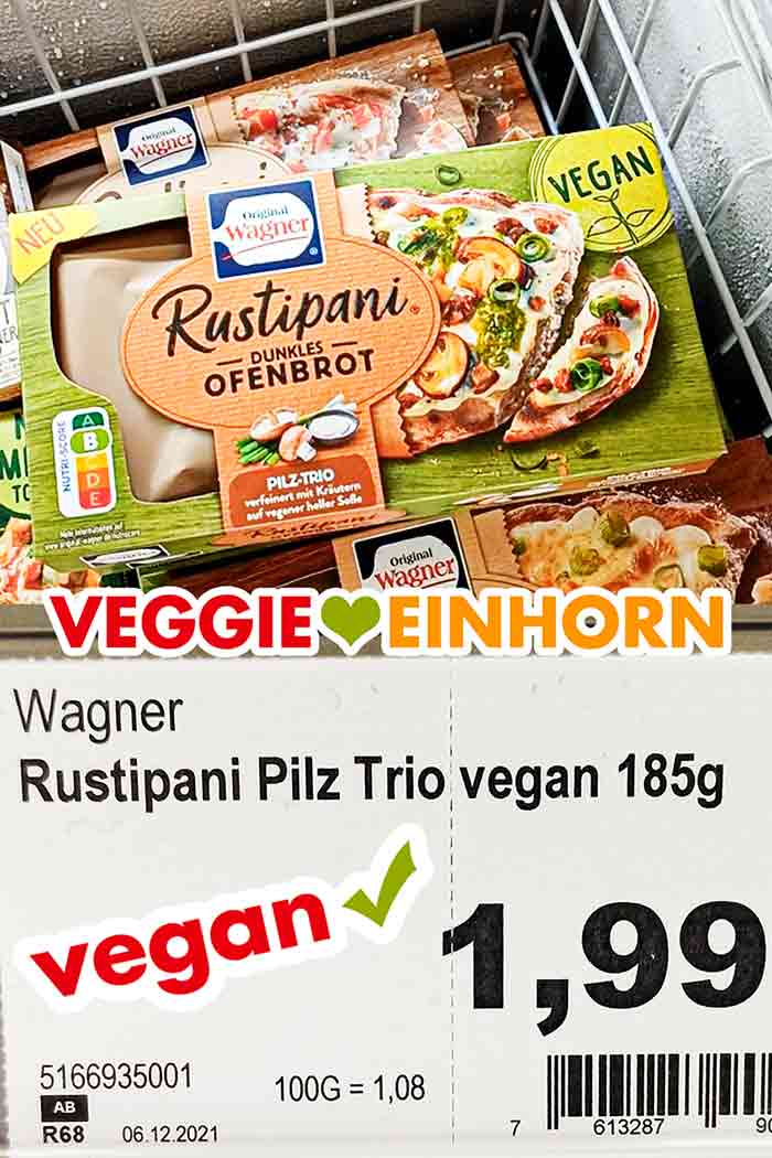 Der Preis ist 1,99 Euro. Preis den Wagner Rustipani Pilz Trio
