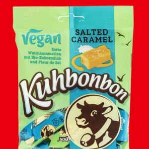Veganer Süßigkeiten Test der Kuhbonbons Salted Caramel