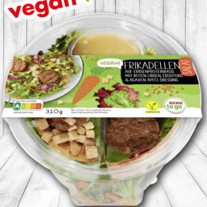 REWE to go Veganer Frikadellensalat
