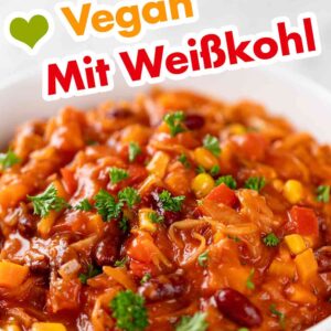 Rezept für veganen afrikanischen Weißkohl Eintopf