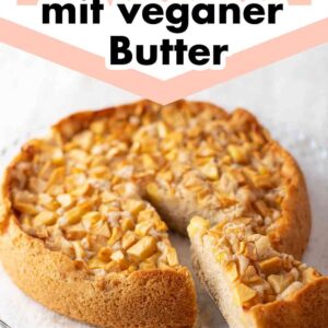 Rezept Apfelkuchen mit veganer Butter