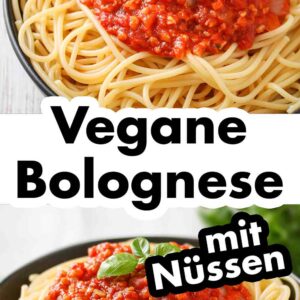 Vegane Bolognese mit Nüssen