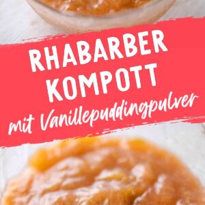 Rezept Rhabarber Kompott mit Puddingpulver