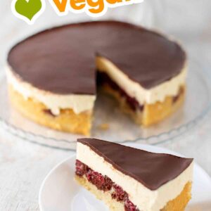 Rezept für vegane runde Donauwelle