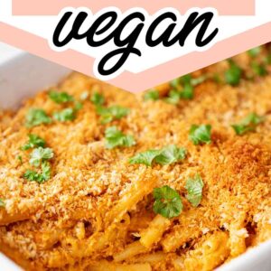 Rezept Mac and Cheese vegan aus dem Ofen mit Panko