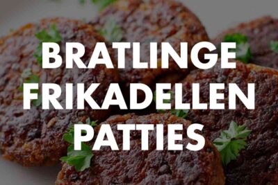 Vegane Bratlinge, Frikadellen und Patties
