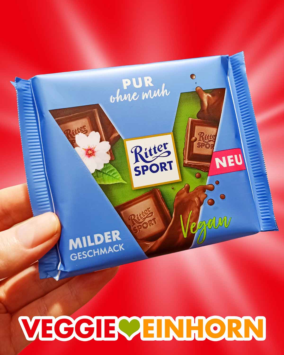 Vegane Ritter Sport Pur ohne muh