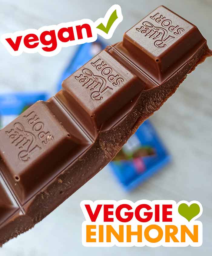 Ein Riegel Pur ohne muh von Ritter Sport Ein Riegel vegane Schokolade von Ritter Sport Pur ohne muh