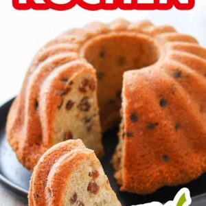 Rodonkuchen mit Rosinen