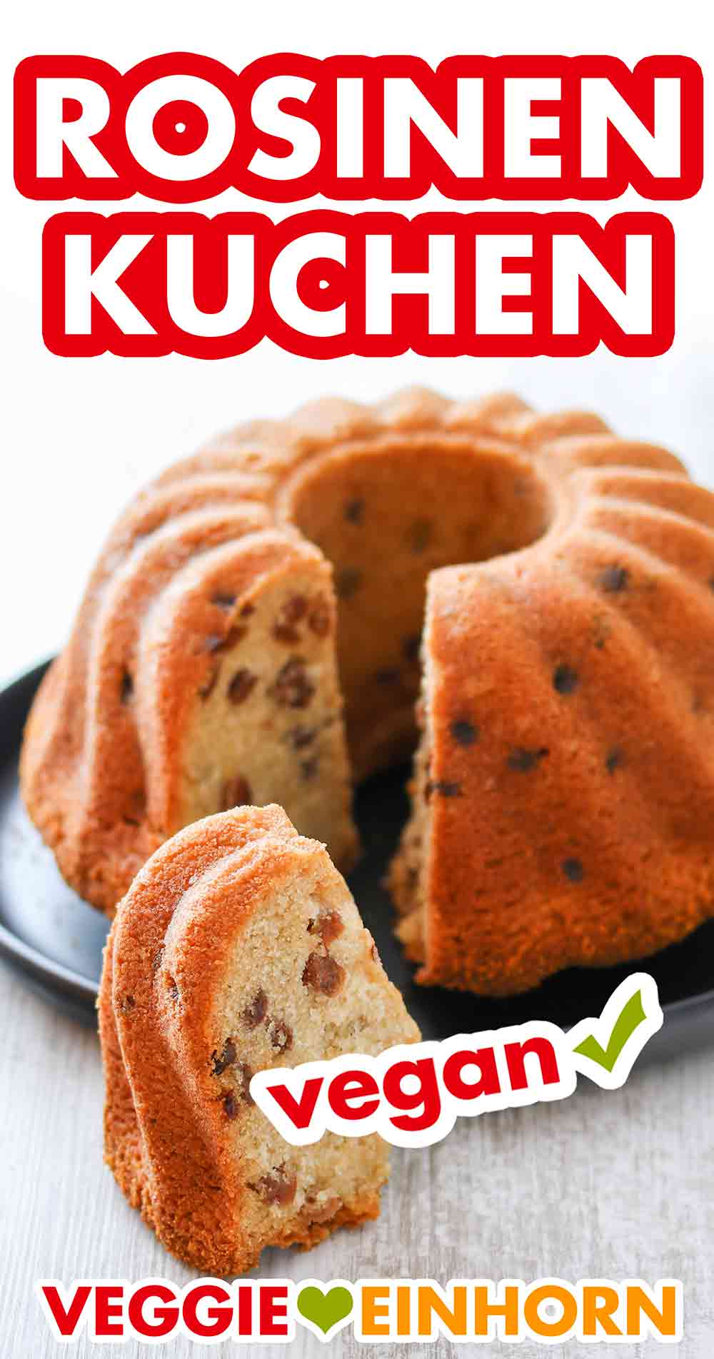 Rührkuchen mit Rosinen Rodonkuchen mit Rosinen