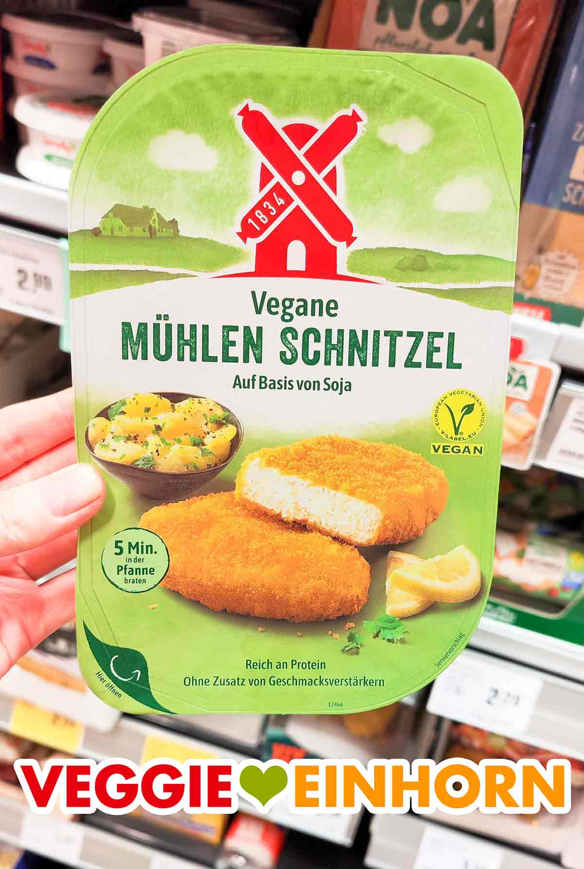 Vegane Mühlen Schnitzel
