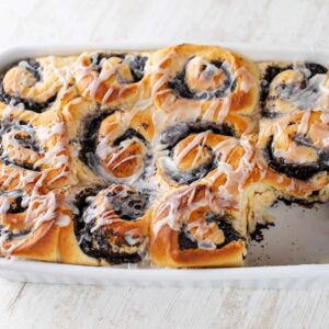 Vegane Mohnschnecken