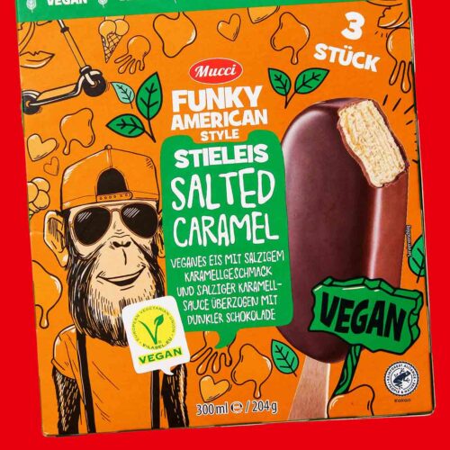 Veganes Salted Caramel Eis von Aldi Nord