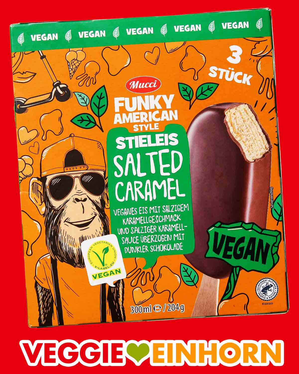 Veganes Salted Caramel Eis von Aldi Nord