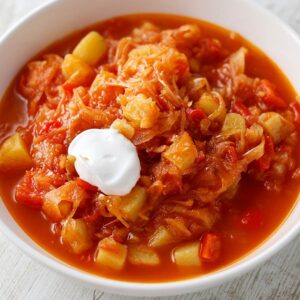 Sauerkrauteintopf mit Kartoffeln