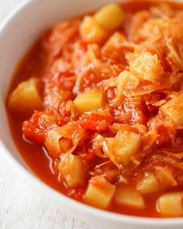 Sauerkraut Eintopf mit Kartoffeln