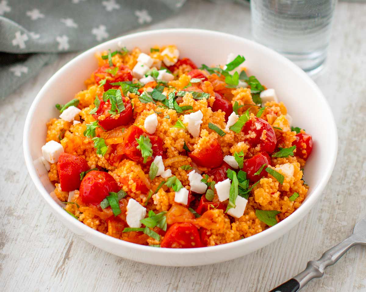 Couscous mit Tomaten