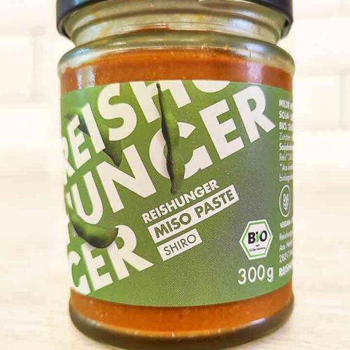Ein Glas Reishunger Shiro Miso Paste