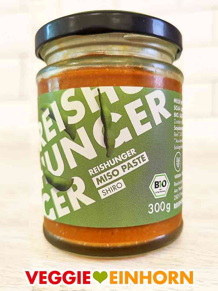 Ein Glas Reishunger Shiro Miso Paste