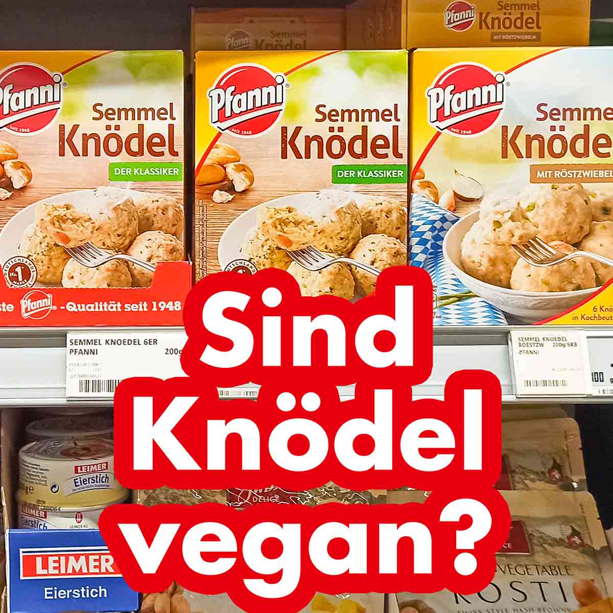 Sind Knödel vegan