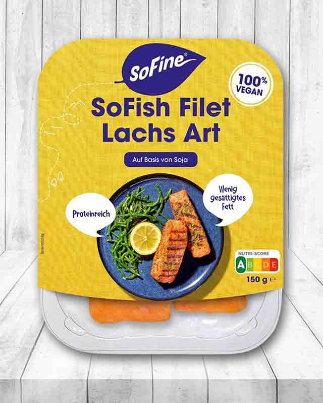 Eine Packung SoFine Lachsfilet