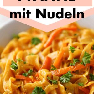 Spitzkohl Karotten Nudelpfanne