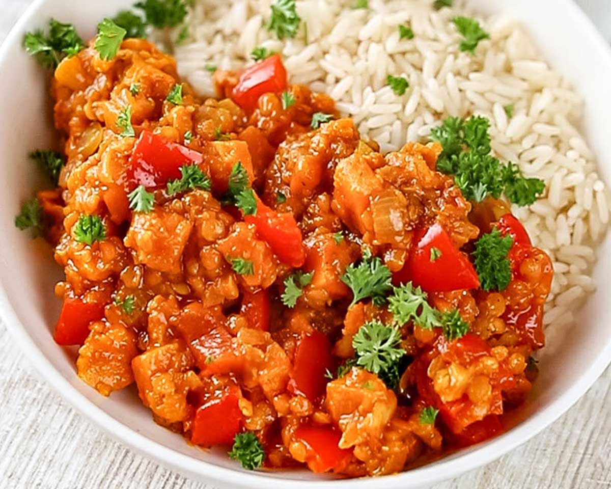 Süßkartoffel Linsencurry