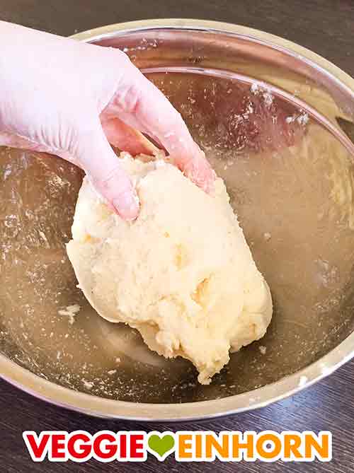 Teig für Kartoffelknödel Fertiger Knödelteig für vegane Kartoffelklöße