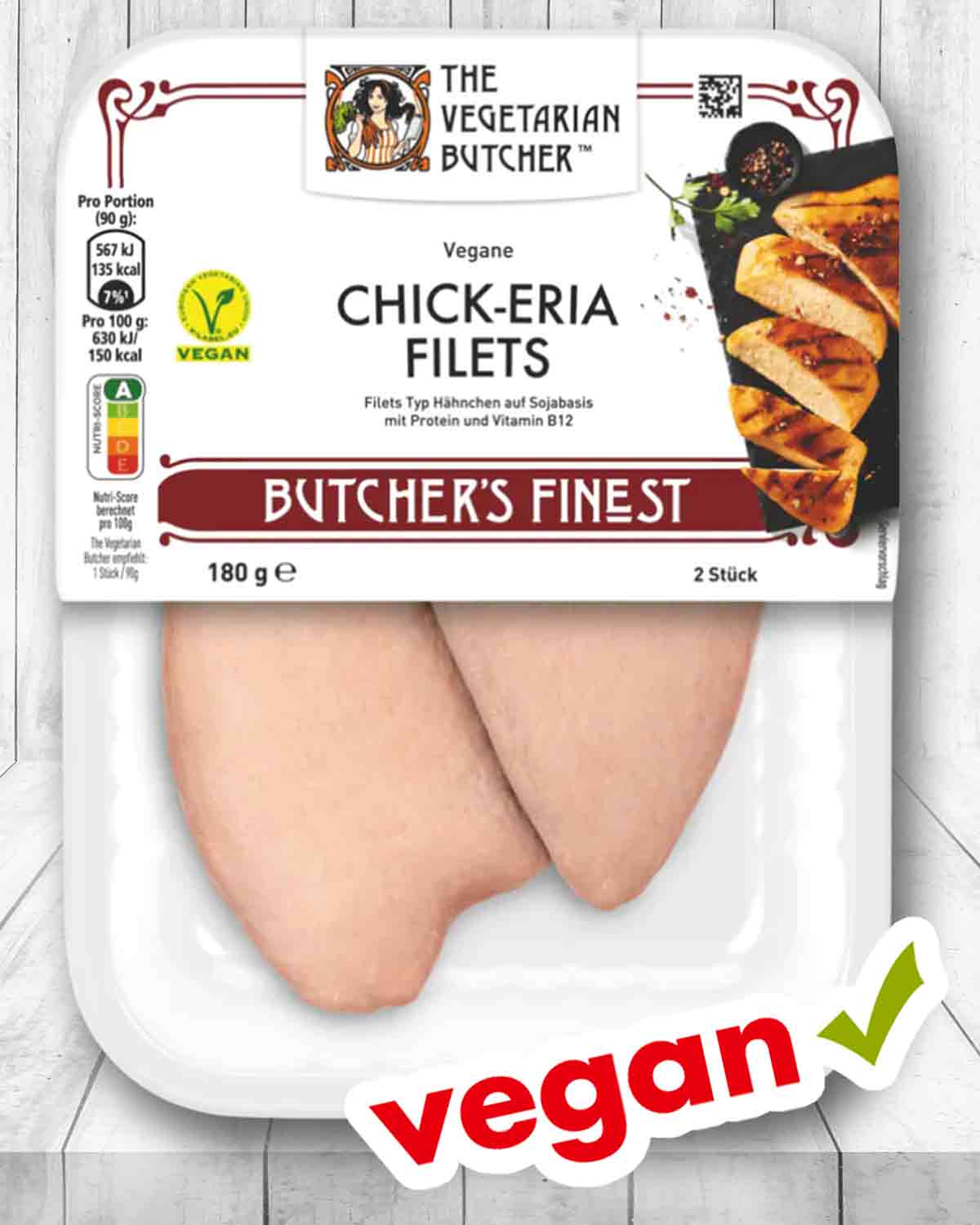 Vegane Hähnchenfilets von The Vegetarian Butcher
