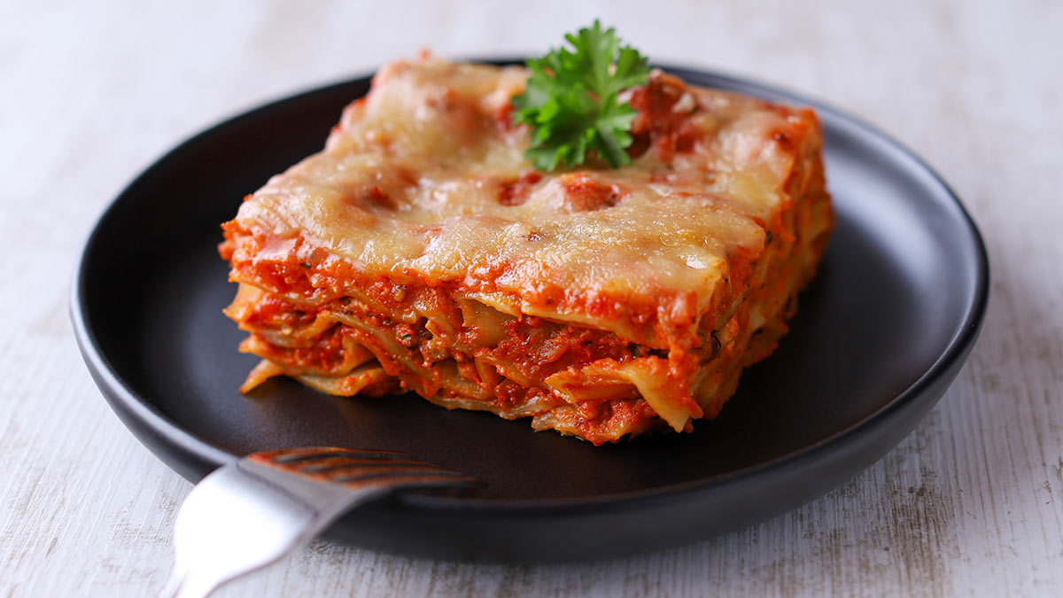Vegane Lasagne mit Tofu