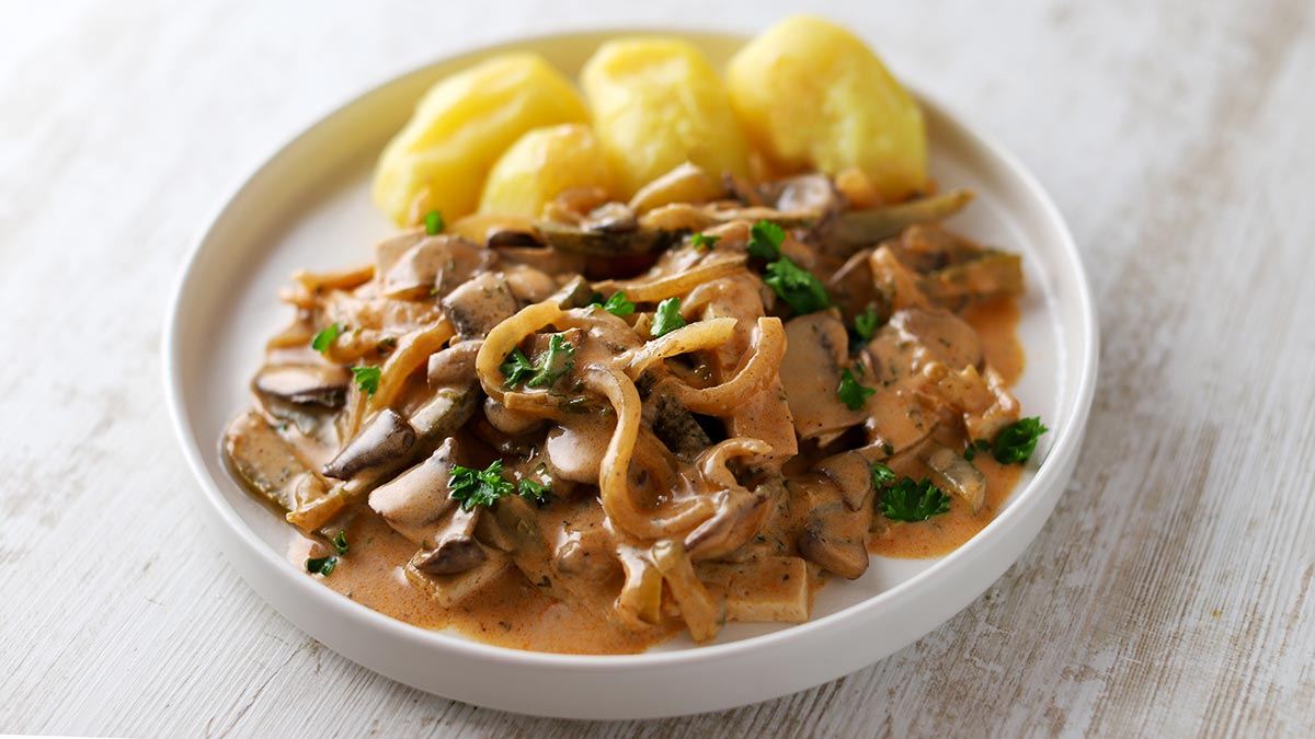 Tofu Stroganoff