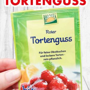 Produkttest Veganer roter Tortenguss von Biovita