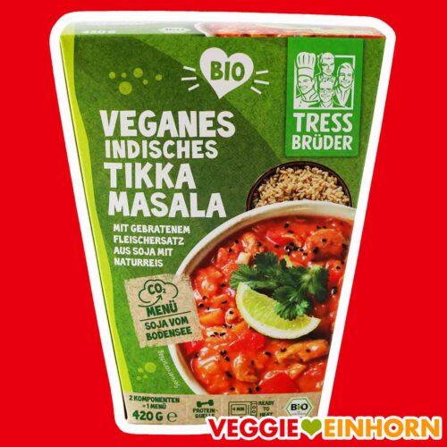 Veganes Fertiggericht von TressBrüder Indisches Tikka Masala