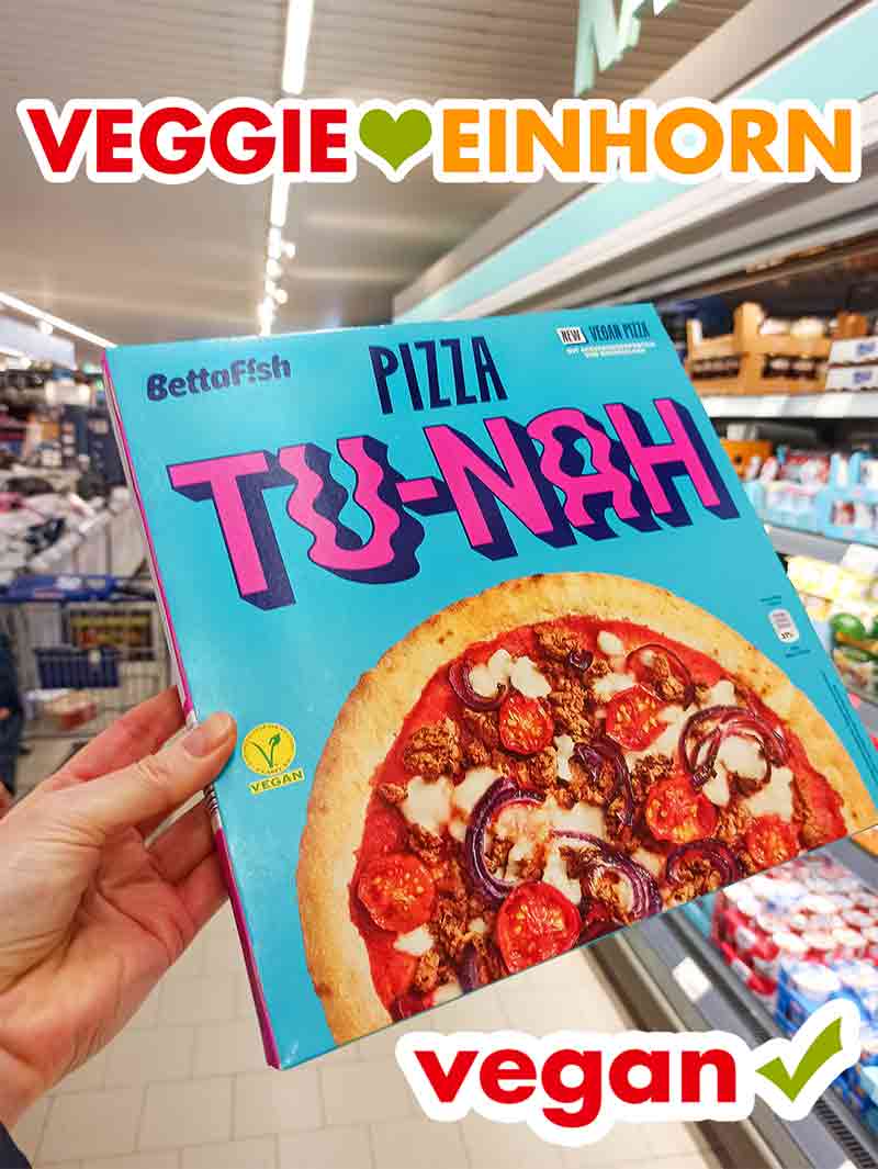 Vegane Thunfisch Pizza kaufen bei Aldi Vegane Thunfisch Pizza im Aldi