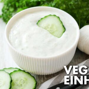 Veganes Tzatziki mit Sojajoghurt