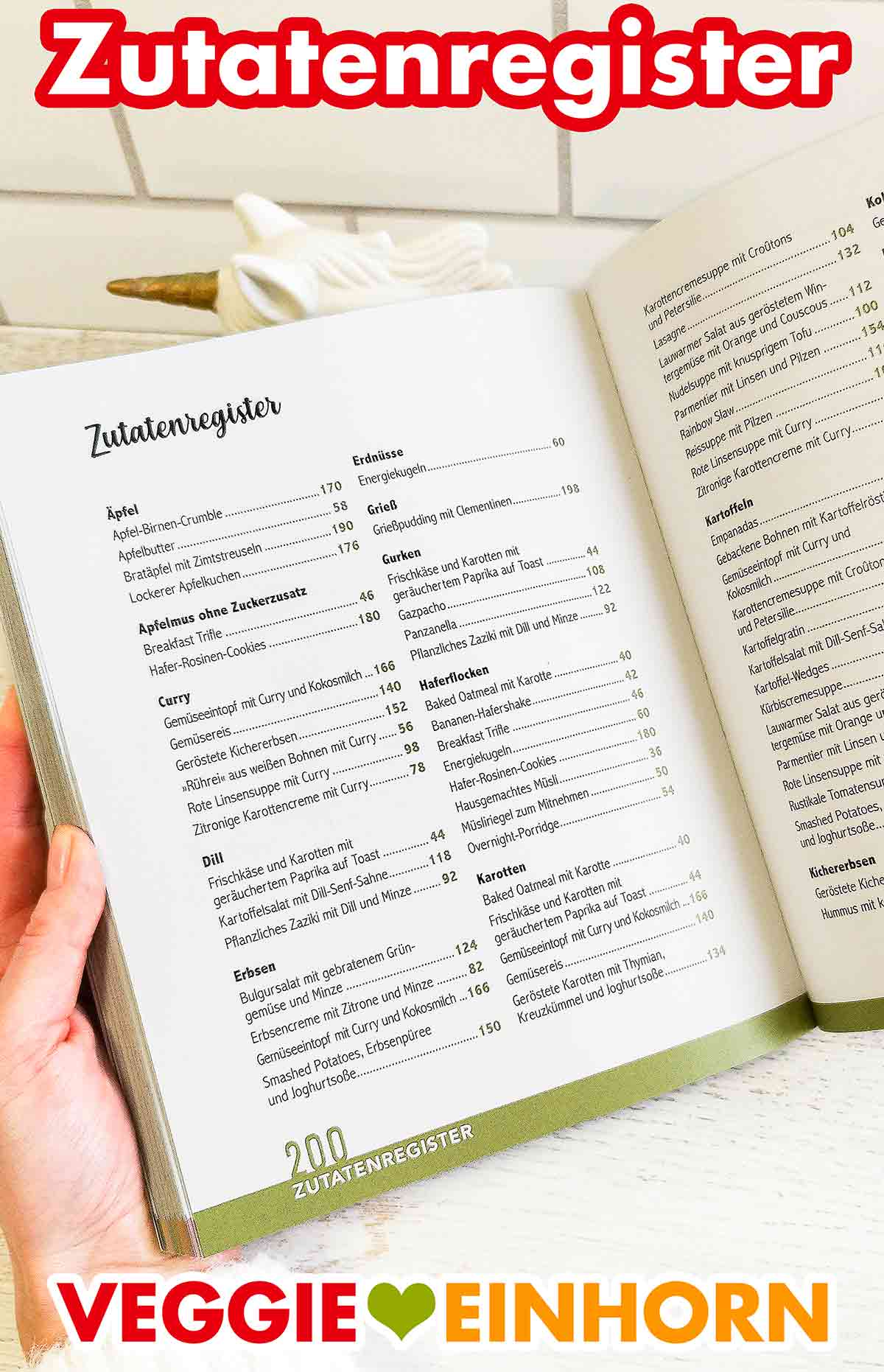 Marie Laforêt Vegan und Günstig - Zutatenregister Zutatenregister im Kochbuch Vegan und Günstig von Marie Laforêt