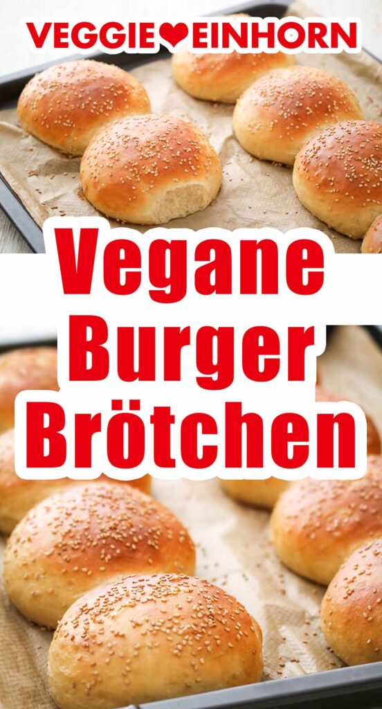 Vegane Hamburger Brötchen