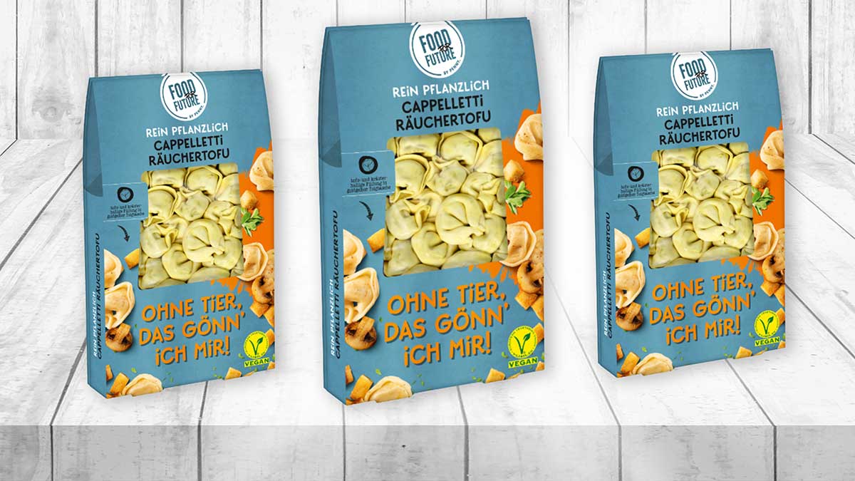 Vegane Cappelletti mit Räuchertofu von Penny