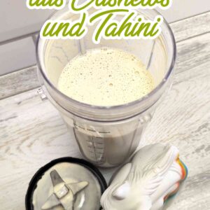 Vegane Soße aus Cashews und Tahini