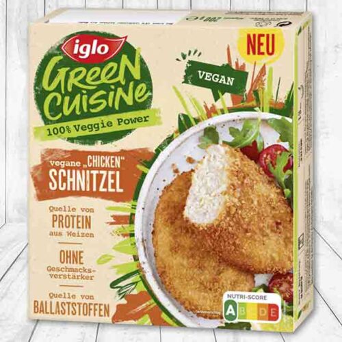 Vegane Chicken Schnitzel von iglo